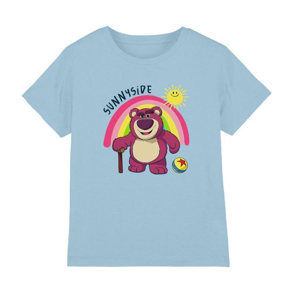 Toy Story Childrens/Kids Sunnyside Lotso Rainbow T-Shirt / Light Blue